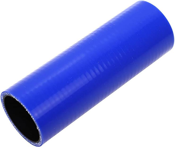 8" Length 4-Ply Reinforced High Temp 1.75" ID Straight Coupler Silicone Hose (BLUE, 1.75'')