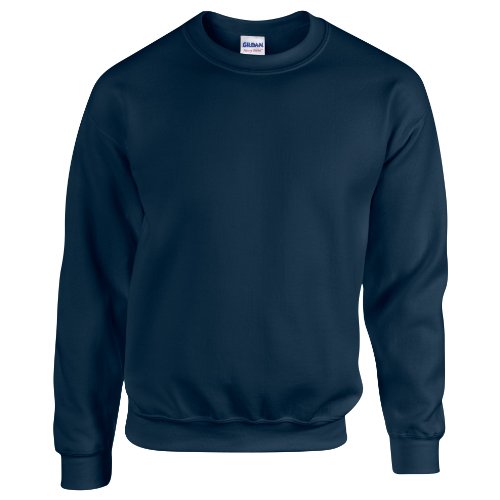 Image of GILDAN Men's 50/50 Adult Crewneck Sweatshirt, Blue (Navy), 4XL UK