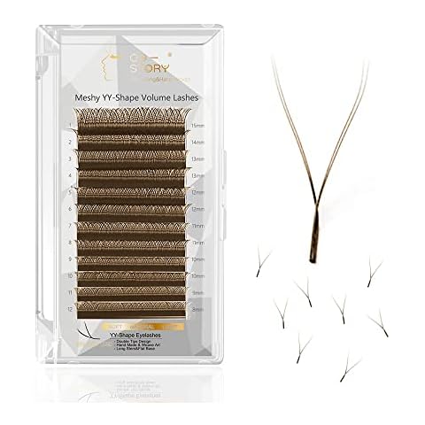 Extensiones de Pestañas Costory Forma YY Consejos Dobles Cover