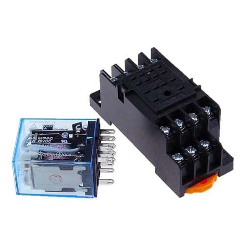 Relé electromagnético contra fallos de conexión base con 14 pines bobina DC 6V 3