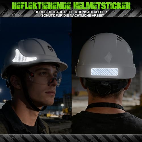 Casco de seguridad ventilado GREEN DEVIL 2910VR de ABS con ajuste trinquete 4