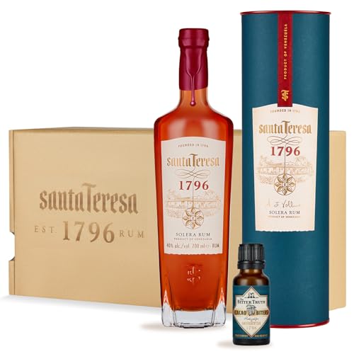 Rum Solera a triplo invecchiamento Santa Teresa 1796 e bitter