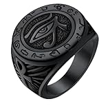 ChainsProMax Eye of Ra Ankh Ring