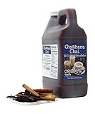Chaikhana Chai - Original Vanilla Chai Concentrate - Slow Brewed with Organic Black Tea, Real Vanilla Beans and Fresh Crushed Spices - 1/2 Gallon - Makes (40) 8 oz. Drinks