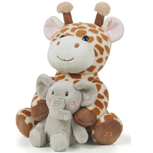 TUMAMA KIDS Juguetes Interactivos de Peluche para Niños Jirafa y Elefante Que Hablan y Cantan, Juguete Que imita y Repite lo Que Dices, Juguete Musical Electrónico para Niños Regalo TUMAMA KIDS Juguetes Interactivos de Peluche para Niños Jirafa y Elefante Que Hablan y Cantan, Juguete Que imita y Repite lo Que Dices, Juguete Musical Electrónico para Niños Regalo
