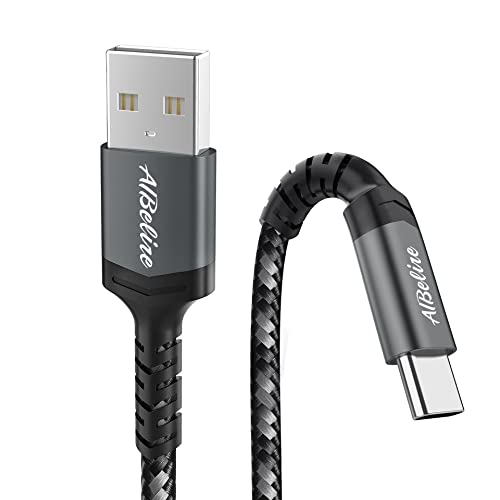 USB C Cable 2M Fast Charging,USB Type C Cable Fast Charger Cord Braided Compatible with Samsung Galaxy S20 S10 S9 S8 S10E S21 S22 S23 Plus A21s A20e A12 A13 A32 A40 A51 A50,Huawei P30 P40,Sony,Oppo