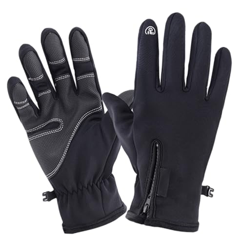 Guantes XXL de ciclismo y montaña para hombre en invierno contra viento