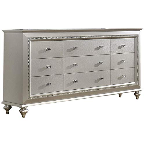 Acme Furniture Dresser With 9 Storage Drawers, Yellow #TOP11