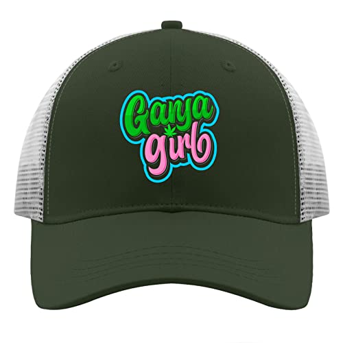 Xinme Weed hat Cap Ganja Girl Dad Hat, Graphic Dad Hat for Men