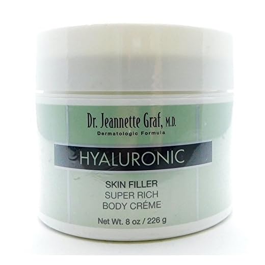Dr. Jeannette Graf Hyaluronic Skin Filler Super Rich Body Creme 8 Oz
