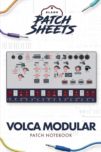 Korg Volca Modular Blank Patch Sheet Notebook: Become a more organized songwriter with this Blank Patch Sheet notebook so you can spend more time creating and less time forgetting.