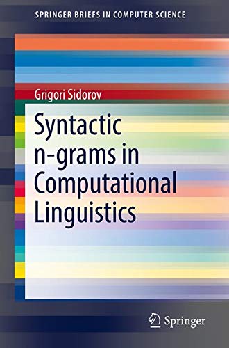 Buy Syntactic n-grams in Computational Linguistics — BookShops.in