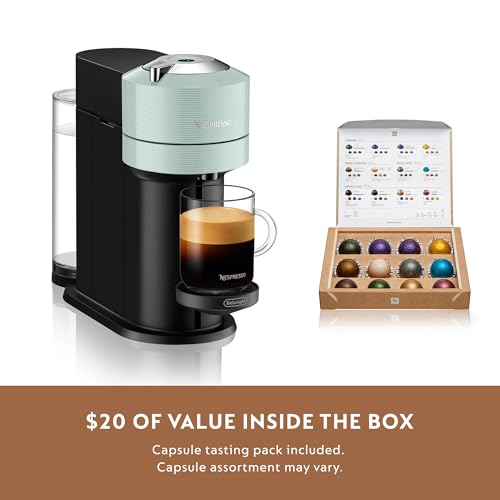 Nespresso Vertuo Next Coffee and Espresso Maker by DeLonghi, Jade - Thumbnail 7