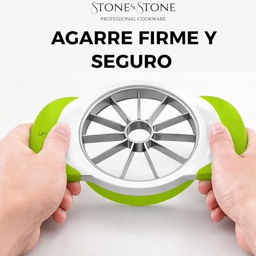 Miniatura 4 de Stone Stone - Troceador Y Descorazonador De Manzanas Con Hojas De Acero Inoxidable