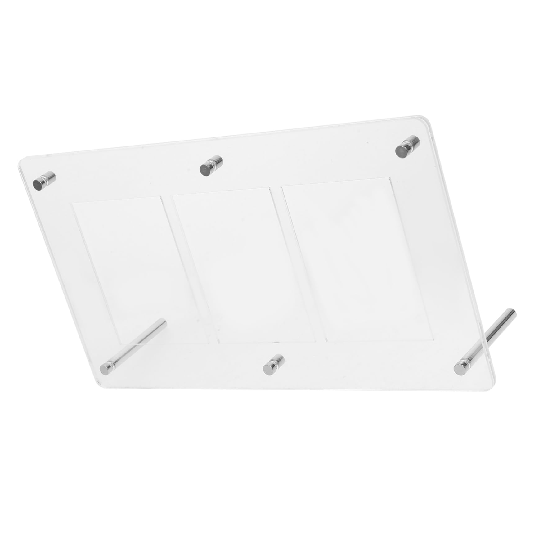 6 Supports Transparents Pour Cartes De Sport Et Collection - Présentation élégante Cartes Baseball, Basketball, Multi-usages - 6