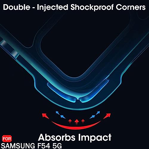 Image of TheGiftKart Shockproof Hybrid Crystal Clear Samsung Galaxy F54 5G Back Cover Case | 360 Degree Protection | Transparent Hard Back Cover Case for Samsung Galaxy F54 5G (PC & TPU, Transparent Bumper)