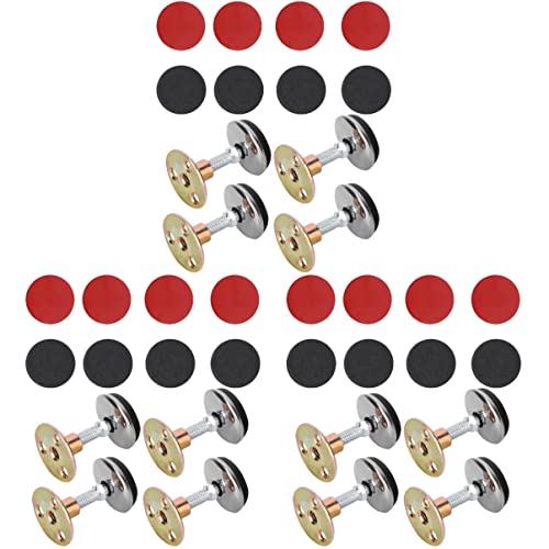 Veemoon Ferramenta de parede de cama autoadesiva ajustável 12 peças atuador cabeceira sofás quarto m