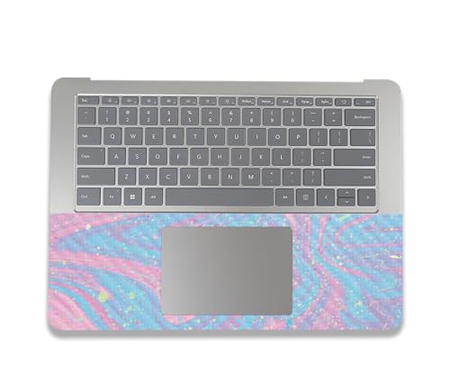 Image of MightySkins Carbon Fiber Skin Compatible with Microsoft Surface Laptop Studio 2 (2023) Full Wrap Kit - Cotton Candy Swirl | Protective, Durable Textured Carbon Fiber Finish | Made in The USA
