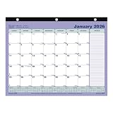 Brownline® 2026 Monthly Desk Pad Calendar, 12 Months, January to December, Three-Hole Punched, 11' x 8.5' (C181721-26)