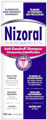Nizoral Anti-Dandruff Shampoo with 2% Ketoconazole, Fresh Scent, 120ml