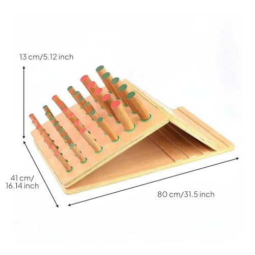 Planche à chevilles en bois incurvée multifonction pour ergothérapie - 2
