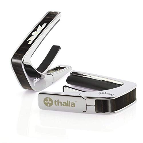 Thalia Capos/Gibson License Model/Chrome Finish Flat Crown Black Ebony/���i���J�|/�^���A�J�| C200-FLATCROWN-BE