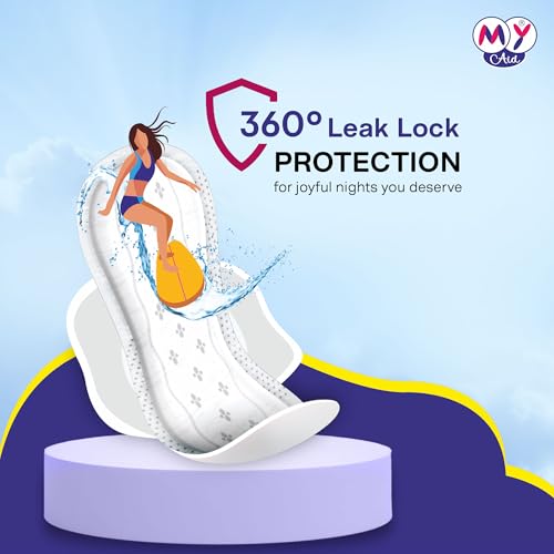 Image of JOYFUL Sanitary Pads for Women - 36 Pieces | Soft, Comfortable, Leak-Proof, Rash-Free & Odour Control Pads