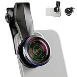 NEEWER 8mm Fisheye Lens with 220° Wide Angle & 17mm Thread Phone Lens Clip, Also for 17mm Threaded Phone Cage/Case/Clamp/Backplate, LS-29 PRO