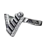 ★ 2 Stück Set: Eine Bestellung umfasst 2 Ringe, Punk-Design, männlich und kühl. Das Retro zieht mehr Aufmerksamkeit an.