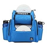 Prodigy Disc BP-2 V3 Disc Golf Backpack - Frisbee Golf Bag Organizer - Holds 26+ Discs Plus Storage - Tear and Water Resistant - Pro Quality Bag for Disc and Frisbee Golf (Blue)