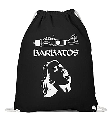Mochila de algodón para Barbatos negra de 37cm-46cm estilo gymsac ligero