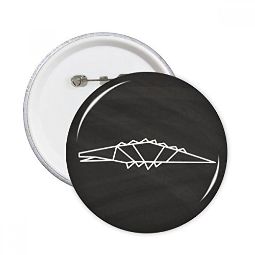 Badge crocodile origami DIYthinker, une idée cadeau ronde pour personnaliser un sac