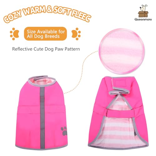 Image of Cold Weather Dog Coats Loft Reversible Winter Fleece Dog Vest Waterproof Pet Jacket Available in Extra Small, Small, Medium, Large Extra Large Sizes