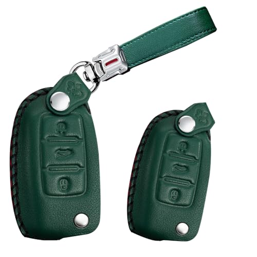 Coque de protection en cuir pour clé VW Golf 8 Passat Tiguan | Étui élégant haute qualité