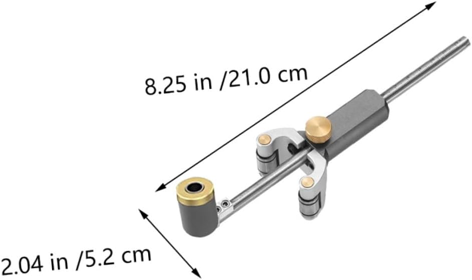 1pc Carpentry Drawing Ruler Mark Scraper Carpenter Ruler Carpentry Ruler Woodworker Ruler Line Drawing Tool Ruler for Woodworking Gauge Ruler Marker Woodworking Tool Parallel Ruler