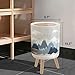 JBNJANKDAV Small Trash Can with Lid Kids Mountains Nursery for Kids Room Babies Nursery 1.8 Gallon/7L Garbage Can Waste Bin with Press Top Lid Legs Waste Basket for Bathroom Kitchen Bedroom