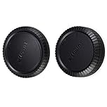 JJC Body Cap + Rear Lens Cap Set for Fujifilm X Mirrorless Interchangeable-lens Cameras & Fujifilm X Mount Lens System (1 Set)