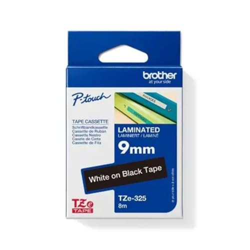 Brother TZe325 Ruban laminé sur Rouleau 0 9 cm x 8 1 rouleau x pour P Touch GL H100 PT 1290 3600 D400 D600 E550 H100 H101 H110 P Touch EDGE PT P750 - vue 10