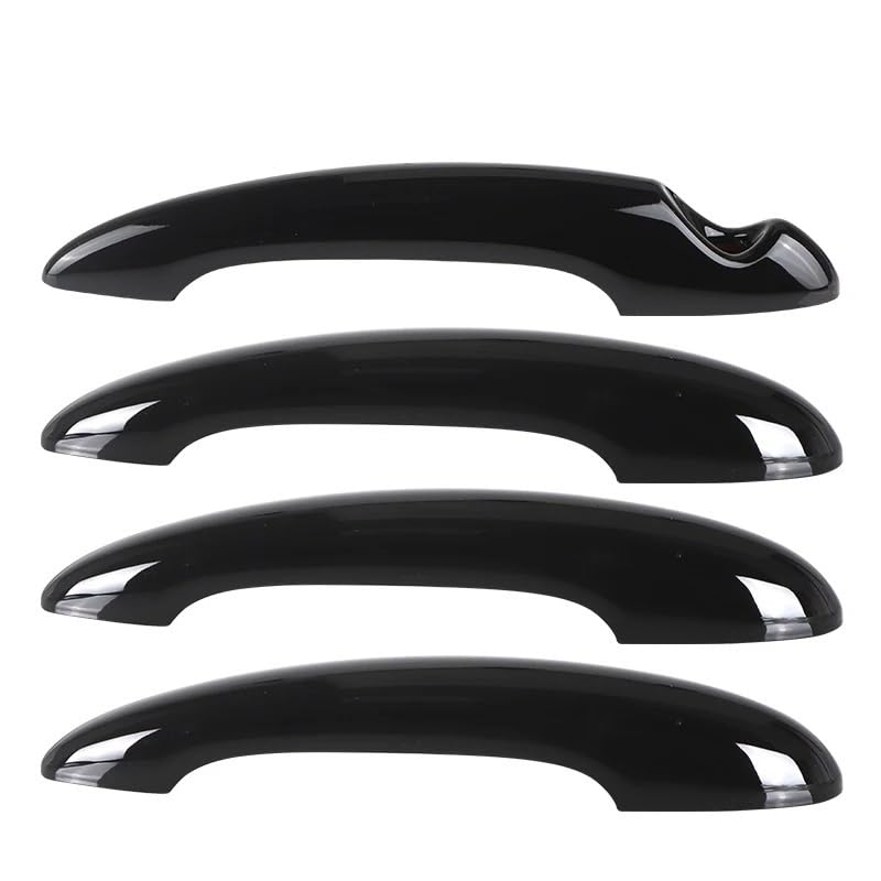Décoration poignée porte extérieure voiture R60 Cooper S noir brillant