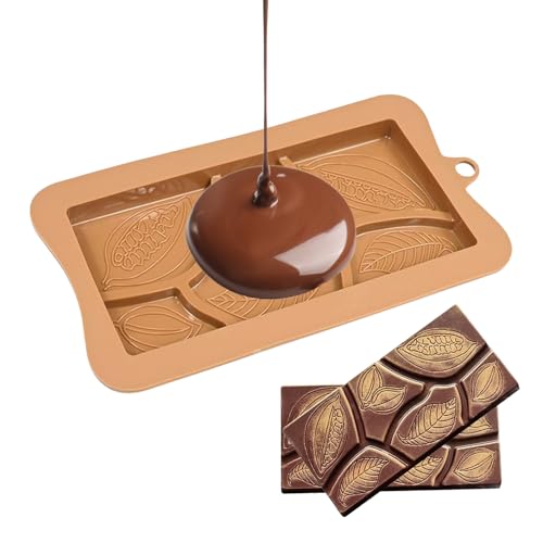 Moldes de Chocolate | Molde de Fácil Liberación - Moldes Desmontables Para Barras De Proteína Y Energía - para Hogar, Cocina, Detalles de Fiesta, Actividades Infantiles y Manualidades