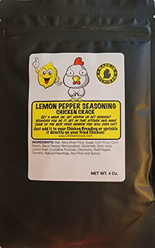 ChickenCrack Chicken Crack: 3 Lemon Pepper Seasonings, 4 Ounce (Pack of 3)