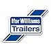 Adesivo logo Ifor Williams Trailers in vinile, autoadesivo, misura A6 e A5