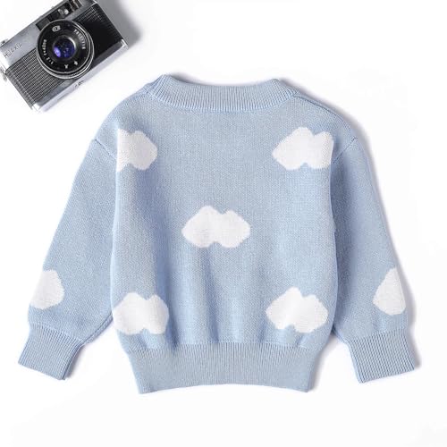 ROMPERINBOX Baby Knit Sweater Girl Boy Long Sleeve Chunky Sweater Fall Winter Warm Toddler Pullover Crewneck Tops Sweatshirt2