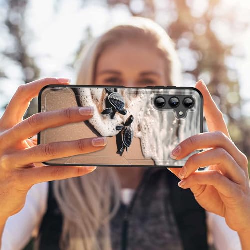JHYYTUJTYP for Galaxy A16 5G Case,[Military Grade Drop Tested] Heavy-Duty Tough Rugged Shockproof Protective Case for Samsung Galaxy A16 5G 6.7 inch 2024,Sea Turtles on The Beach - image 7
