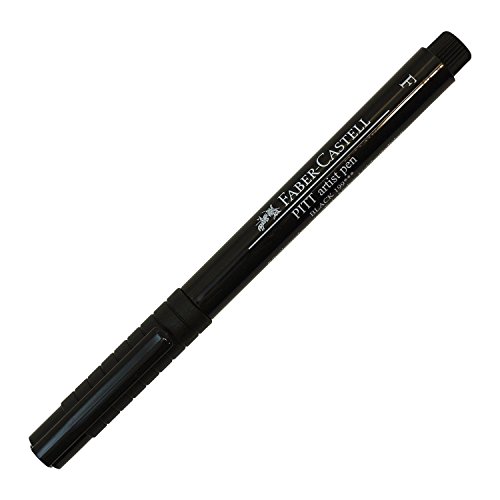 Image of Faber-Castell Pitt Artist Color Pen Set - Pack of 10, F (Black)