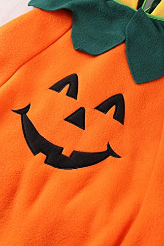 Jifre Cute Children Halloween Pumpkin Costume For Kids, Toddler Infant Baby Halloween Costume Outfit Set Cosplay For Boys Girls (2-3Y, 2-3T) #TOP2