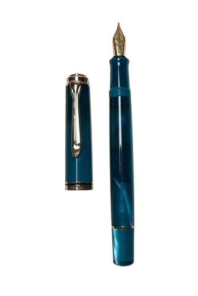 Stylo plume n°5 en acrylique doux cadeau idéal pour étudiants avec système à piston