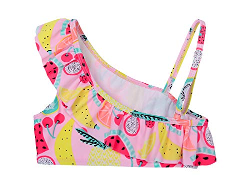 Kantenia Crianças Miúdas um fato de Banho Bikini Verão Terno de Banho Da Praia Um ombro roupa de Ban