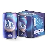 Kin Euphorics Lightwave Non-Alcoholic Functional Beverage | Calm the Mind & Mellow the Mood | Adaptogens, Nootropics, Reishi Mushroom & L-Theanine | Lavender-Vanilla, Smoked Sea Salt & Passionflower | 8 Fl Oz (16pk)