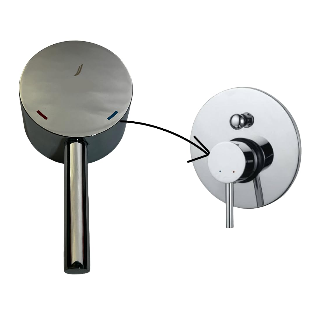 Beyond Bath Jaq Florentine Diverter Hi-Flow Handle, Chrome Finish